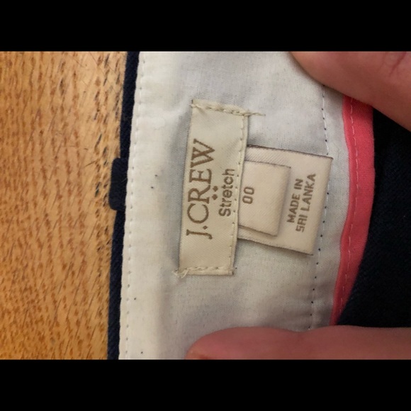 Navy Jcrew Winnie Pant Sz 00 - Picture 5 of 8